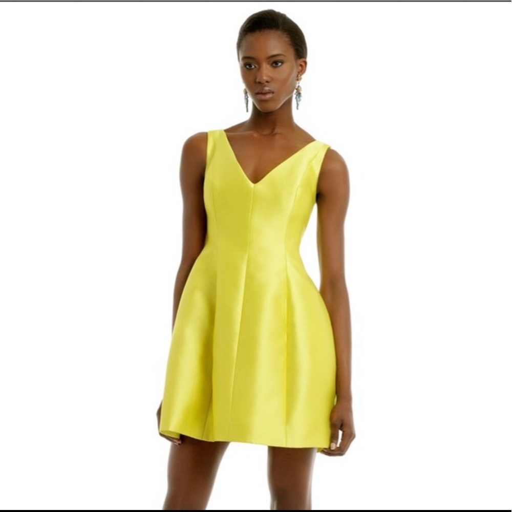 Kate Spade Sleeveless Neon Yellow Dress